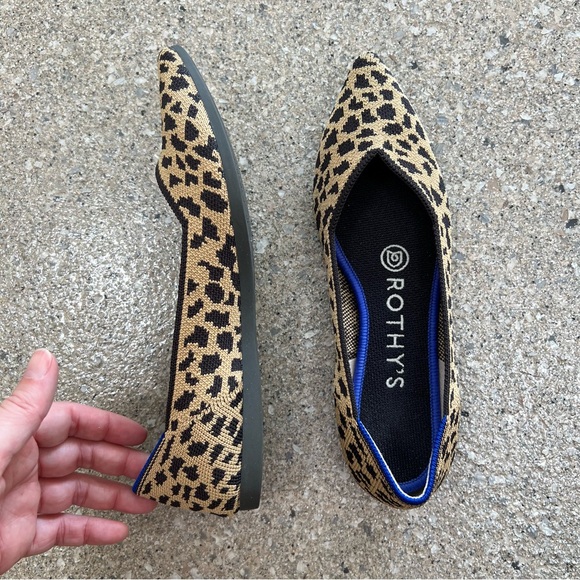Rothy’s | The Point Leopard Print Pointed Flats - Picture 3 of 7